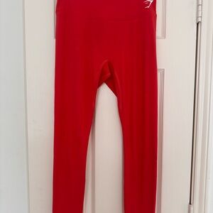 Gymshark Bold Red High-Rise Leggings